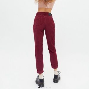 BDG Color Corduroy High-Rise Mom Pant
